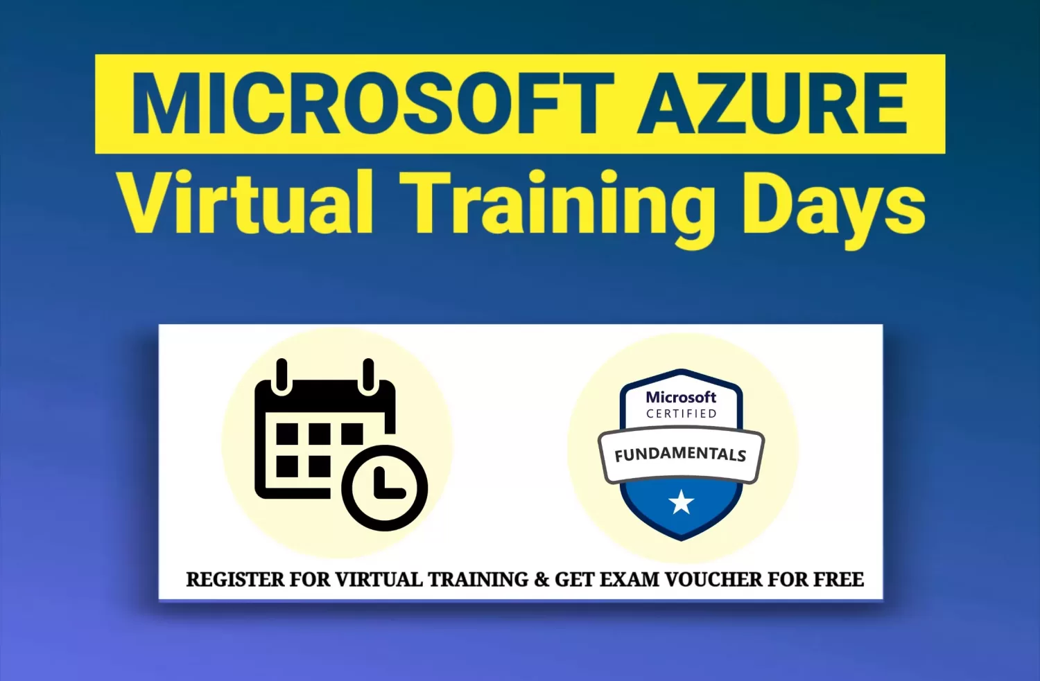 Microsoft Virtual Training Days [2021] | Free Certification Exam Voucher